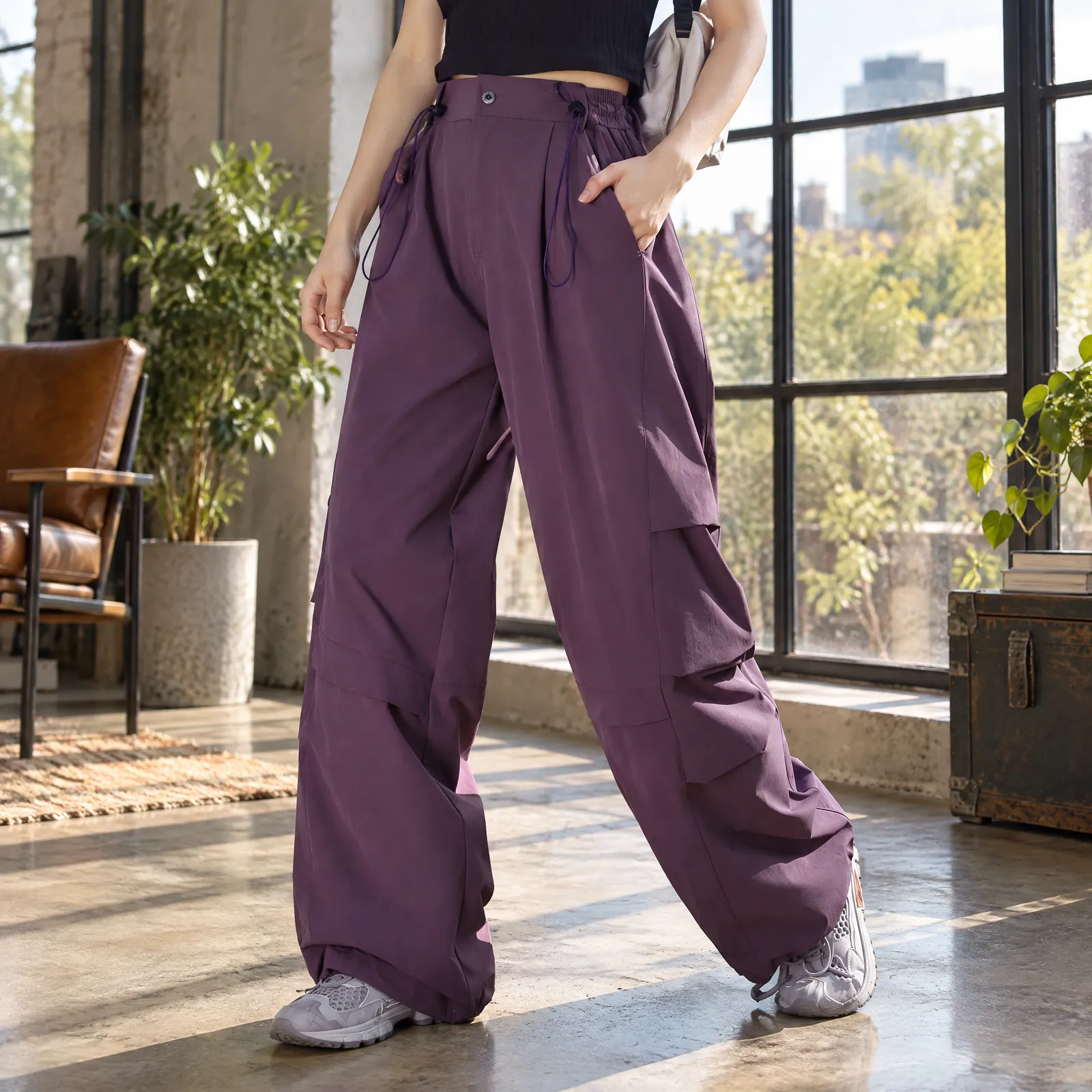 Fernbank Wide-Leg Pants